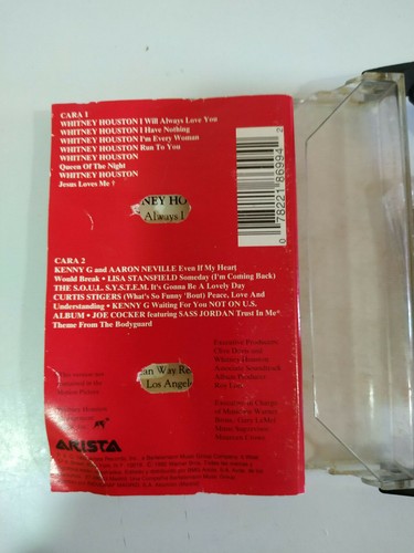 The Bodyguard Original Soundtrack Whitney Houston Spain Edition - Cinta Cassette - Picture 2 of 3