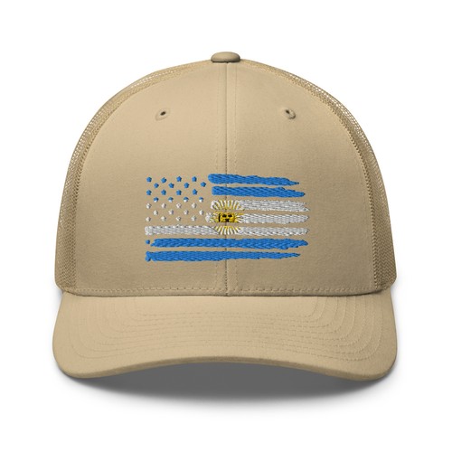 Sombrero de camionero con bandera argentina americana con orgullo para hombre y mujer - Imagen 18 de 21
