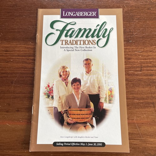 Longaberger Familientraditionen Mai Juni 1995 Wunschliste Flyer Katalog