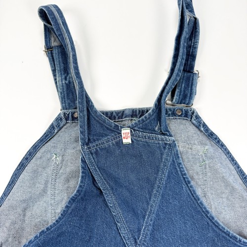 Vintage Tuf Nut Original By Key Overalls 48/50x32 Denim Made in USA XXL - Picture 11 of 13