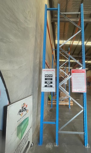 Pallet Racking Used HeavyDuty Pallet Racking 4267MM High 11 Bay 66 Pallet Space - Picture 6 of 6