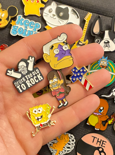 Cute Funny Assorted Pin Nickelodeon Food Disney Enamel Brooch Cat Cartoon - Picture 133 of 180