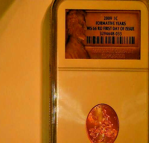 2009 P NGC MS 66 RD FORMATIVE YEARS PENNY - Picture 1 of 2