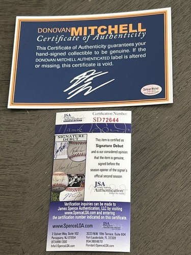 Donovan Mitchell "Dunk Champ" signed 16x20 autographed photo JSA & MITCHELL COA - Picture 5 of 5