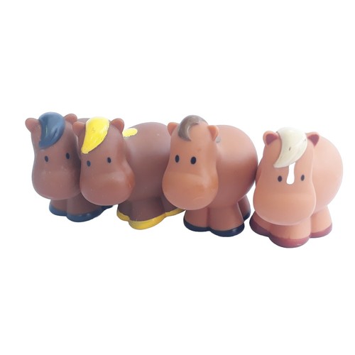 Happyland Pferde Figuren Konvolut Pferde Bauernhoftiere x4 ELC