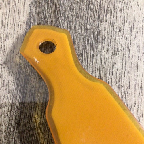 Art Deco Shoe Horn Shoehorn Butterscotch 5" Vintage - Picture 5 of 9