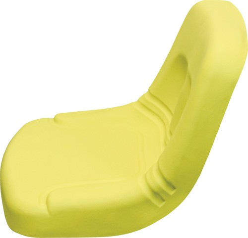 13 Inch Tall Yellow Vinyl Metal Pan Seat w/Multiple Mounting patterns For Mowers - Picture 4 of 9