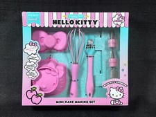 Handstand Kitchen Hello Kitty Cake Baking Set with Face and Bow Molds  Utensils