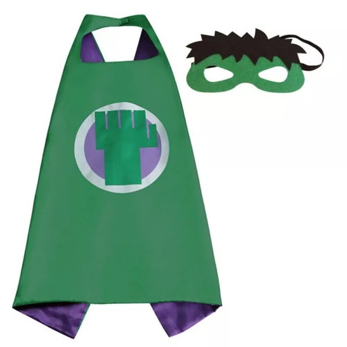 Superhero Capes and Masks for Kids Birthday Cosplay Halloween Dress Up Costumes - Picture 20 of 30