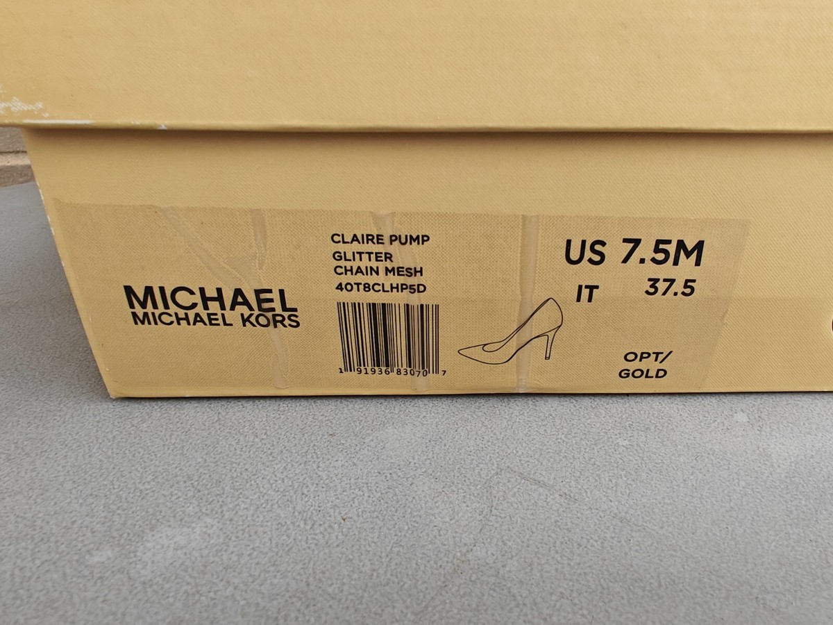 Michael kors claire chain mesh pump deals