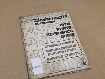 Johnson Außenborder 1976 Teile Referenzhandbuch Marine Belgien Common Parts gebraucht