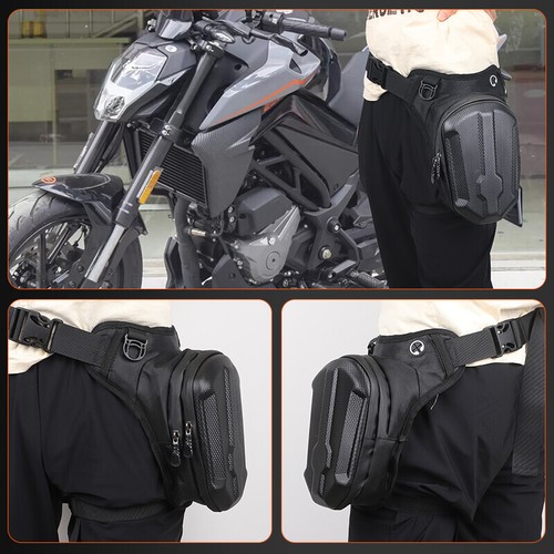 Waterproof Motorcycle Waist Leg Bag Drop Outdoor Thigh Hip Belt Fanny Pack Pouch - Picture 9 of 18