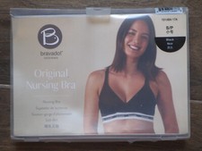 BRAVADO DESIGNS ORIGINAL WIRE-FREE RACERBACK BLACK NURSING BRA SIZE SMALL NEW