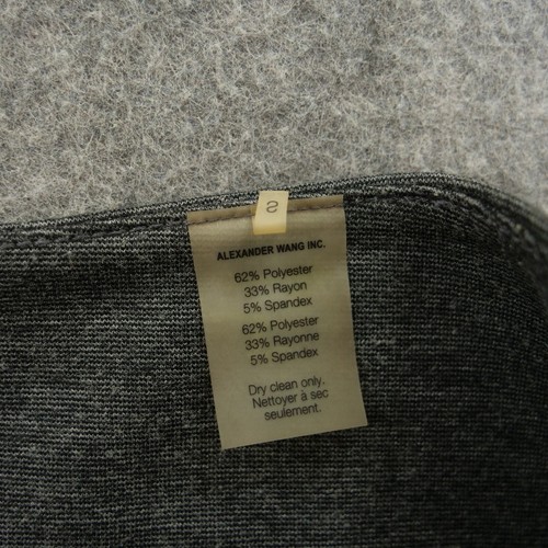 Alexander Wang Sweatpants Womens Small Gray Pockets Mid Rise Stretch - Picture 11 of 18