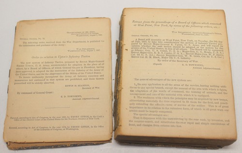 United States Army Infantry Tactics Double & Single Rank Upton 1884 - Picture 7 of 10