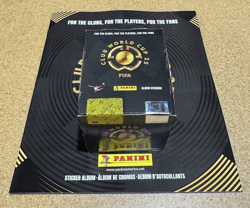 Club World Cup 2025 FIFA Panini Sticker Box With 50 + Album