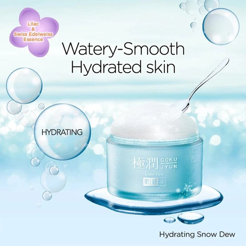 HADA LABO Hidratante Rocío de Nieve 50gx2 Refrescante Instantáneo Fortalece la Barrera de la Piel Foto 2 de 4