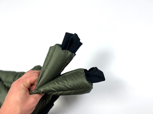 Auth Women's PRADA Milano Green Down Ski Puffer Casual Jacket Size 42 S/M - Picture 14 of 19
