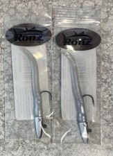 2 Packs RonZ Original Series 4” 1/4 OZ Silver Metallic