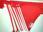 Arsenal bunting  ** Red and White flags ** 10 mtr Brand New