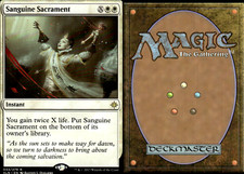 Magic the Gathering -MTG- Sanguine Sacrament 