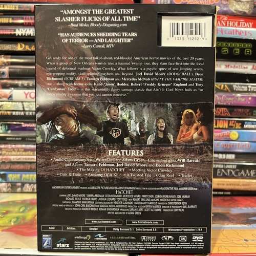 Hatchet 2006 DVD Kane Hodder Robert Englund Slasher Horror Comedy Gore Thriller - Picture 4 of 11