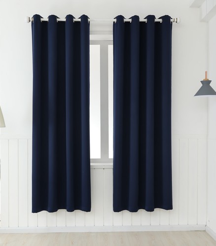 Tenda porta singola tenda oscurante termica fatta anello occhiello camera da letto superiore - Foto 14 di 33