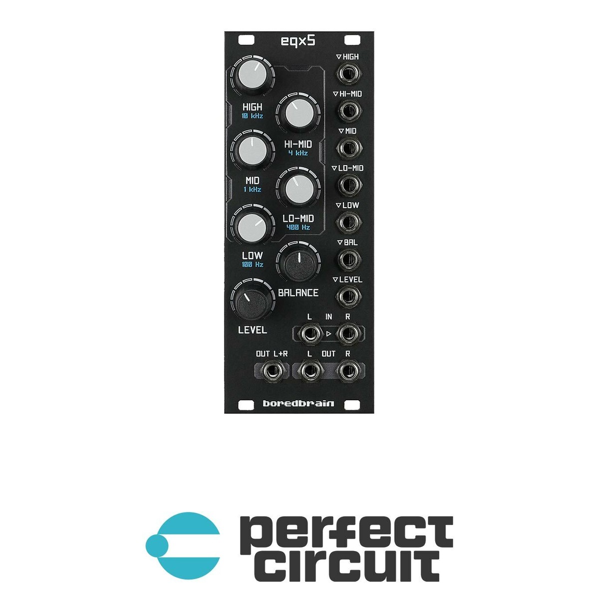 Boredbrain Music EQx5 Stereo EQ Modular EURORACK - NEW - PERFECT  