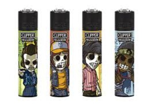 WHOLESALE BULK CLIPPER LIGHTERS - FULL TRAYS OF 48 OR 40 LIGHTERS -CHOOSE DESIGN - Picture 31 of 42