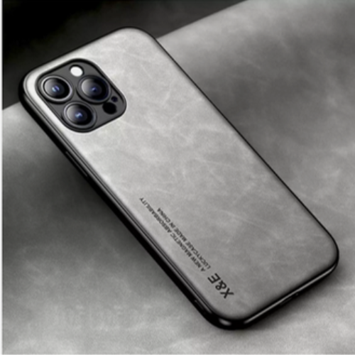 For iPhone 16 15 Pro Max Luxury Leather Case Car Holder+Metal Plate Support - Picture 11 of 16