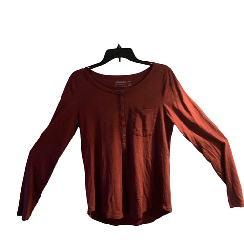 Gebrauchtes Damen Eddie Bauer Langarmshirt Gr. M funktionell Freizeit bequem
