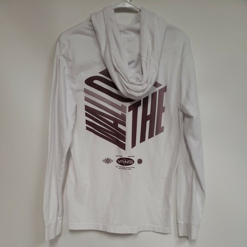 VANS LONG SLEEVE HOODED Mens Shirt Small - Picture 5 of 7