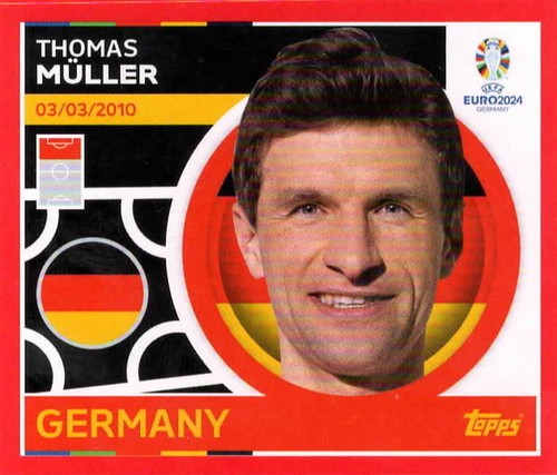 Topps UEFA Euro 2024 Germany - Swiss Edition - Singlesticker - Intro - GER - Bild 239 von 244