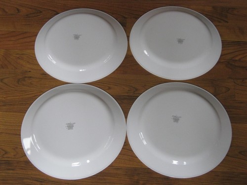 Vintage Corelle Pacific Bloom Set of 4 Dinner Plates Discontinued Pattern - Picture 2 of 7