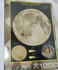 "The Moon" Science Jigsaw Puzzle, 1000 Piece, Brand New, US Made, Eurographics