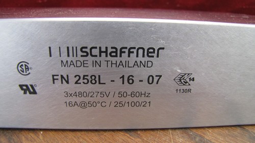 Filtro de ruido línea eléctrica 16 Amp Schaffner 16a EMI 3X480/275v FN 258L-16-07 - Imagen 3 de 5