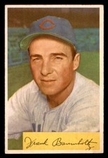 1954 Bowman Baseball #221 Frank Baumholtz VG