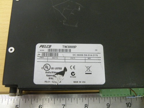 Pelco TW3008P PEL 8 Kanal Twisted Pair Video Transceiver - Bild 8 von 8