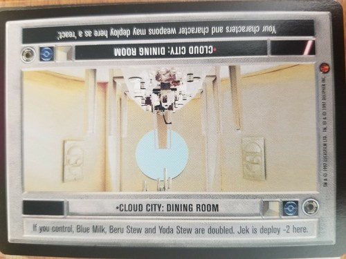 Star Wars CCG Cloud City SINGLES 2ND TIER Select Choose Pick Your Card SWCCG - Picture 18 of 51