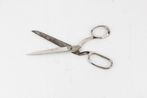 Vintage J.A. Henckels "Herbst Wiesbaden" Offset Chrome Scissors Shears, Germany - Picture 1 of 9