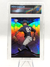 Deivi Garcia [Red] #6 2021 Panini Chronicles Titanium /199 Rookie RC Graded 9