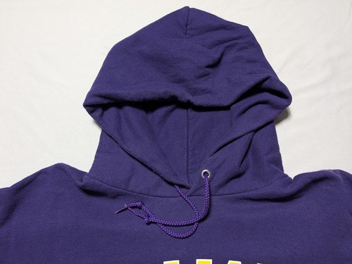WILLIAMS COLLEGE x CHAMPION ECO Men XL Purple Cotton Blend Pullover Hoodie - Picture 3 of 16