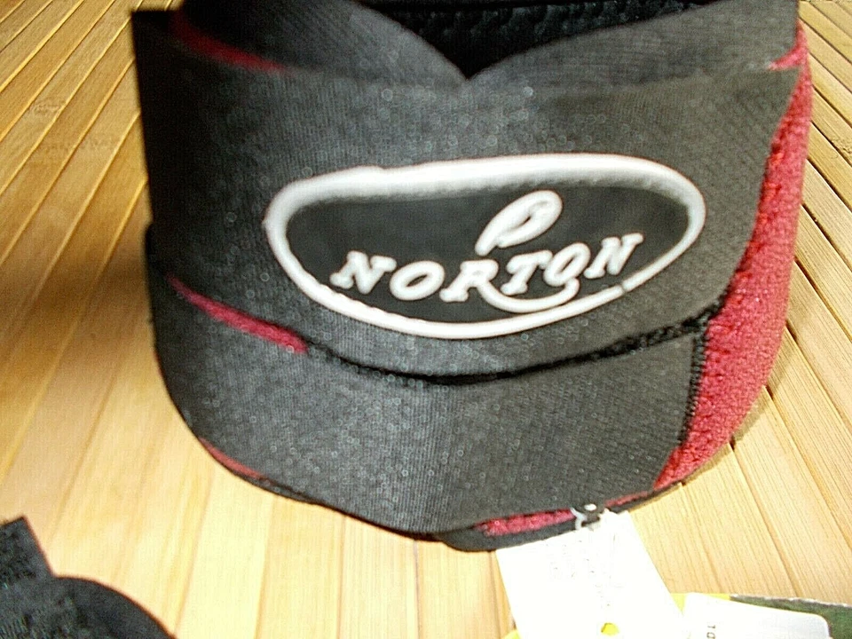 Springglocken Glocken Neopren NORTON rot S M Pony Cob Vollblut NEU - Bild 4 von 4