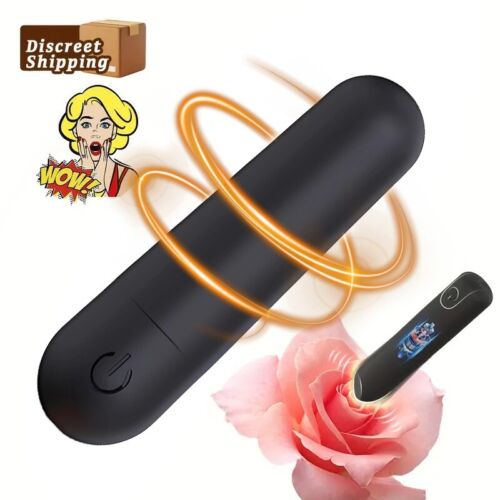Mini powerful Bullet Shape 10 Speed Vibrating Massage Neck Back Rechargeable - Picture 7 of 8
