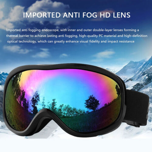 Double Layer Ski Goggles Anti-fog UV400 Protection Snowboard Goggles Men Women - Picture 6 of 14