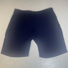 Under Armour Shorts Heat Gear Size 40 Solid Navy Blue