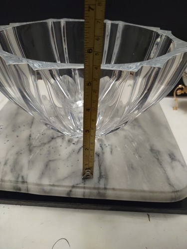 Vtg Rare Miller Rogaska Soho Deep Hand Cut Flared Crystal Centerpiece Bowl 10”. - Picture 13 of 14