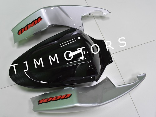 For GSXR1000 2005 2006Silver Black ABS Injection Mold Bodywork Fairing Kit Cowl - Bild 4 von 7