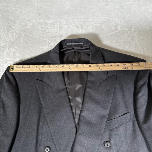 Ermenegildo Zegna Neiman Marcus Herren Blazer EU 56R US 46R Zweireiher Super 100 - Bild 2 von 13