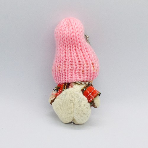 Keychain- Korean Ddung Animation Doll Key Chain LOVE Plink Hat 3.5" tall E1-452 - Picture 3 of 5